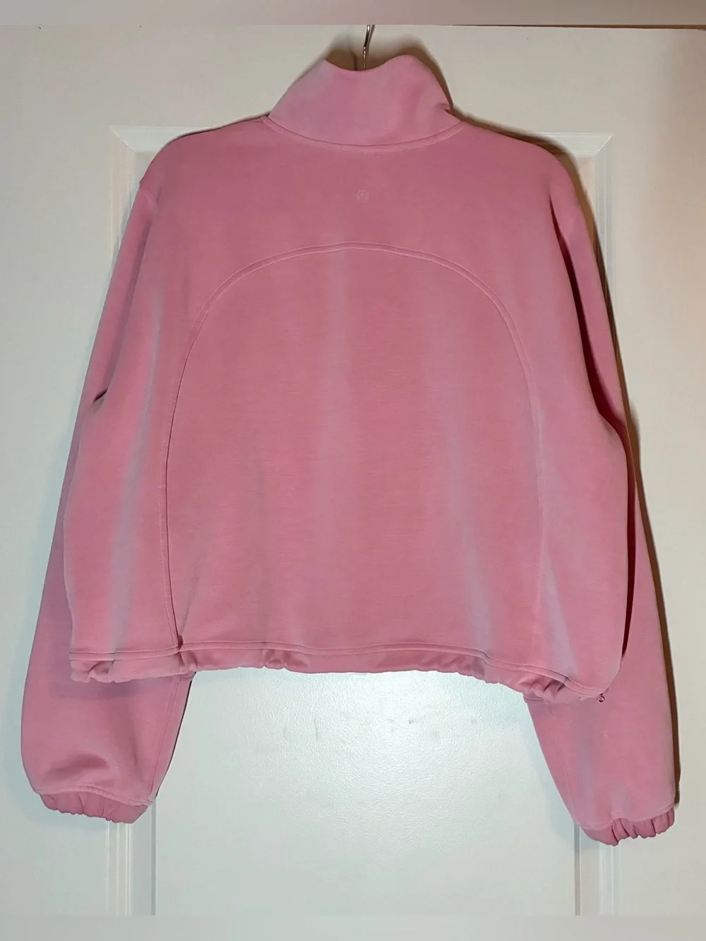 Lululemon Brushed Softstreme Half Zip in Pink Tide Size 10